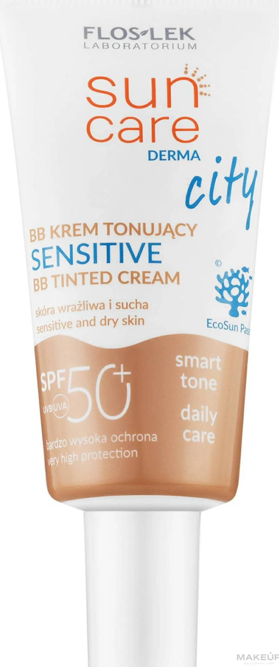 Floslek Sun Care Derma Sensitive BB Tinted Cream SPF 50