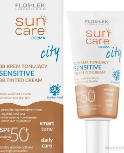 Floslek Sun Care Derma Sensitive BB Tinted Cream SPF 50