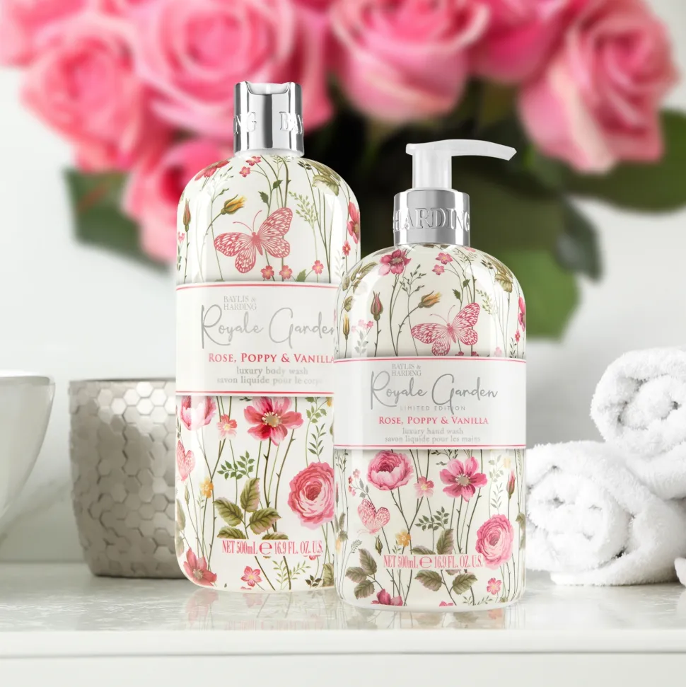 Flüssige Handseife Rose Poppy & Vanilla