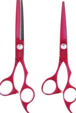 Friseurscheren-Set im Etui, 2 Stk.