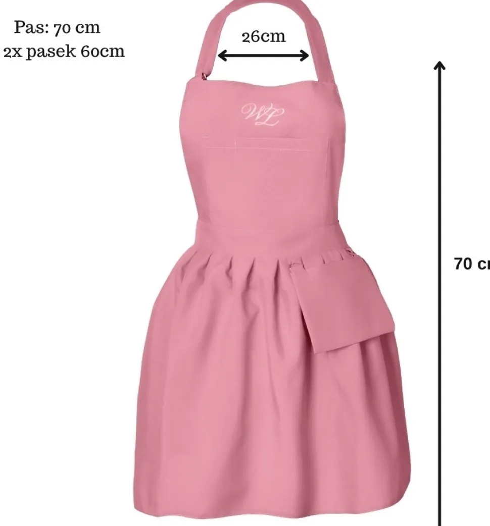 Friseurschürze, rosa