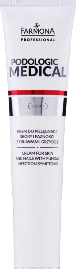 Fußcreme für Haut und Nägel gegen Fußpilz-Symptome