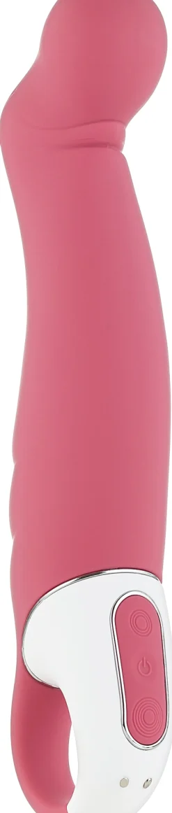 Gebogener Vibrator rosa