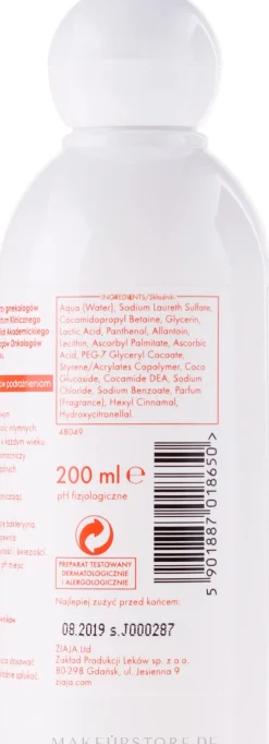 Gel für die Intimhygiene mit Ascorbinsäure