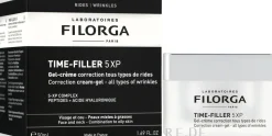 Gel-Creme zur Faltenkorrektur für gemischte bis fettige Gesichtshaut mit Zink, Tripeptid, Hyaluronsäure und Meeres-Christe