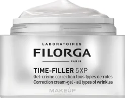 Gel-Creme zur Faltenkorrektur für gemischte bis fettige Gesichtshaut mit Zink, Tripeptid, Hyaluronsäure und Meeres-Christe