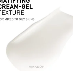 Gel-Creme zur Faltenkorrektur für gemischte bis fettige Gesichtshaut mit Zink, Tripeptid, Hyaluronsäure und Meeres-Christe