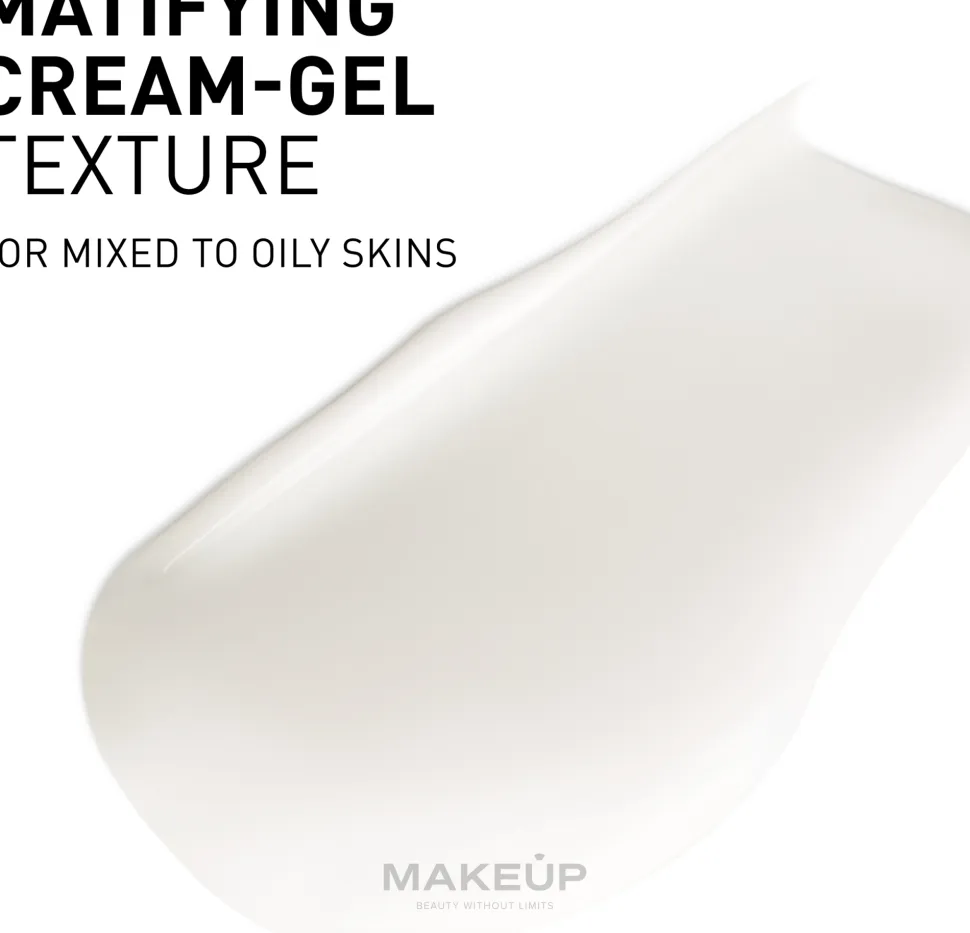 Gel-Creme zur Faltenkorrektur für gemischte bis fettige Gesichtshaut mit Zink, Tripeptid, Hyaluronsäure und Meeres-Christe