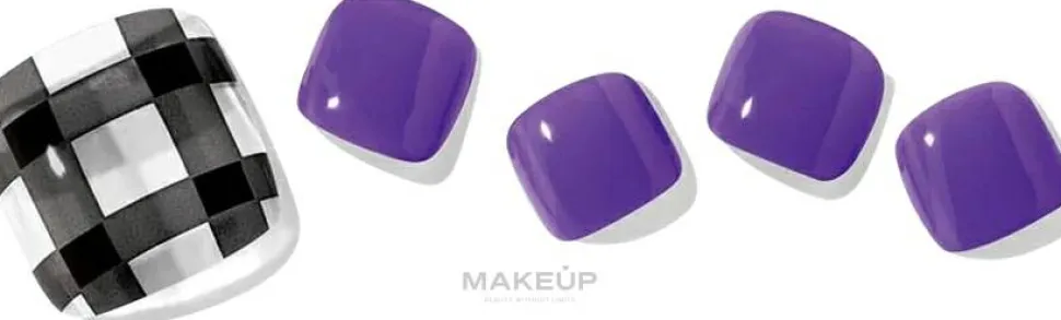 Gel-Nagel Aufkleber-Set für Zehennägel