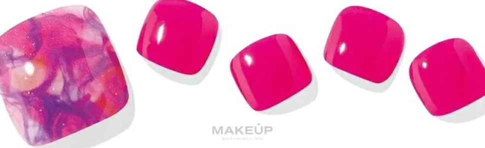 Gel-Nagel Aufkleber-Set für Zehennägel