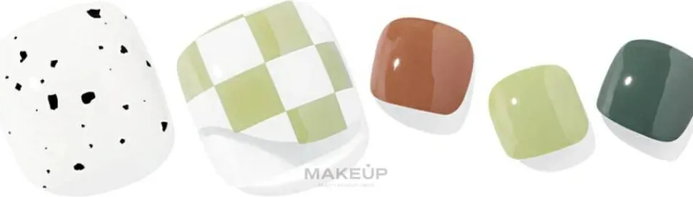 Gel-Nagel Aufkleber-Set für Zehennägel