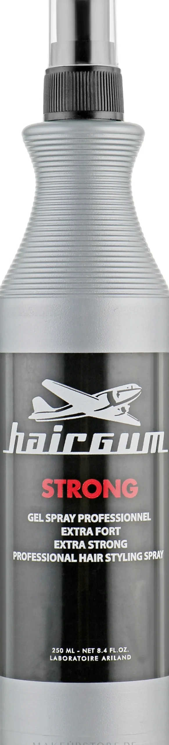 Gel-Spray für das Haar starker Halt