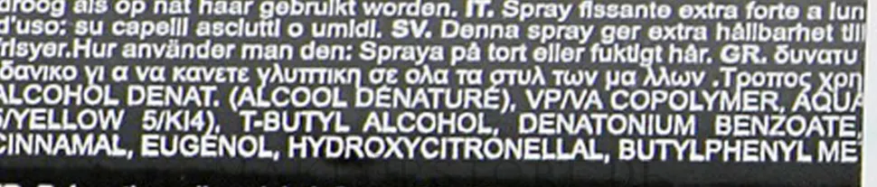Gel-Spray für das Haar starker Halt