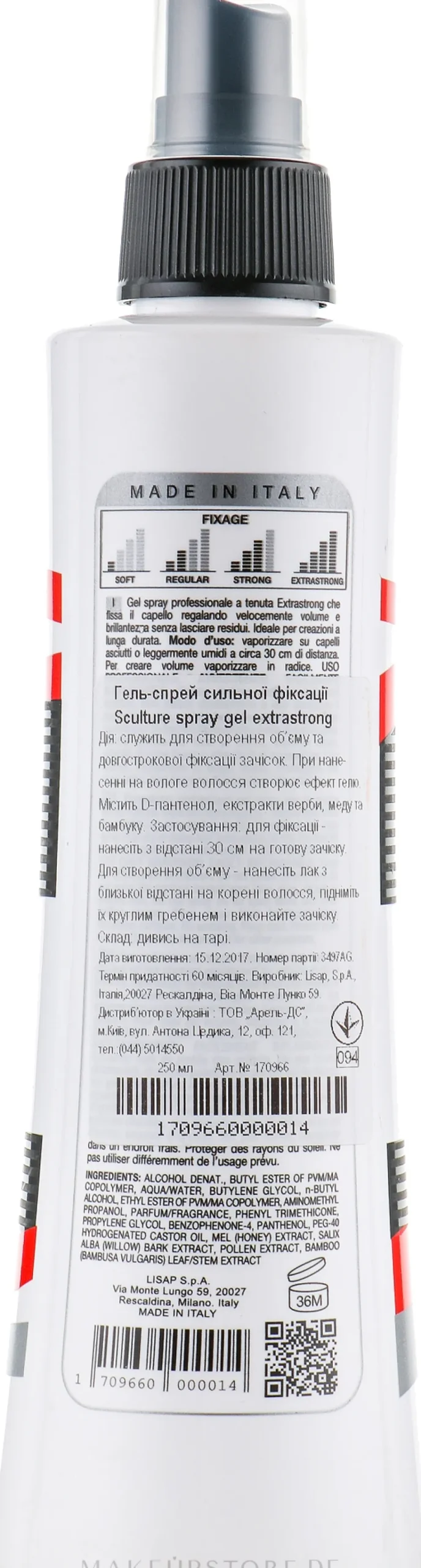 Gel-Spray mit extra starkem Halt