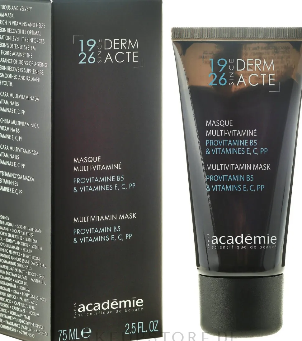 Gescihtsmaske mit Provitamin B5 und Vitaminen E, C, PP