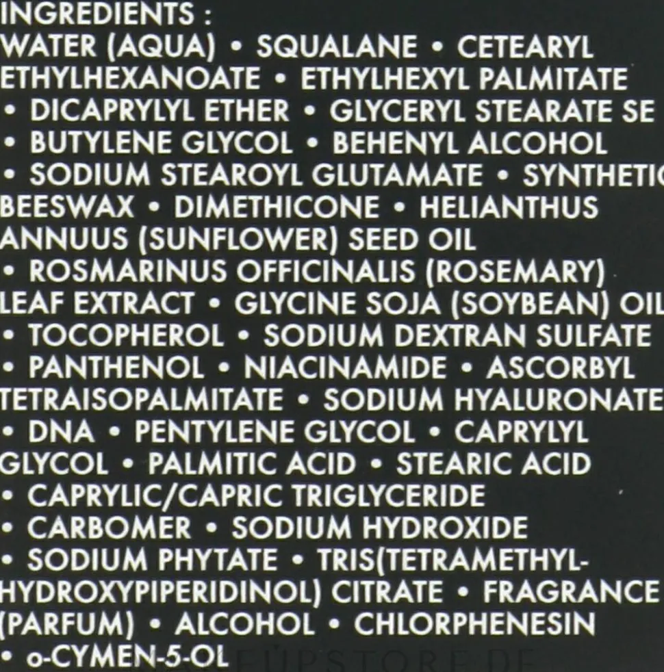Gescihtsmaske mit Provitamin B5 und Vitaminen E, C, PP