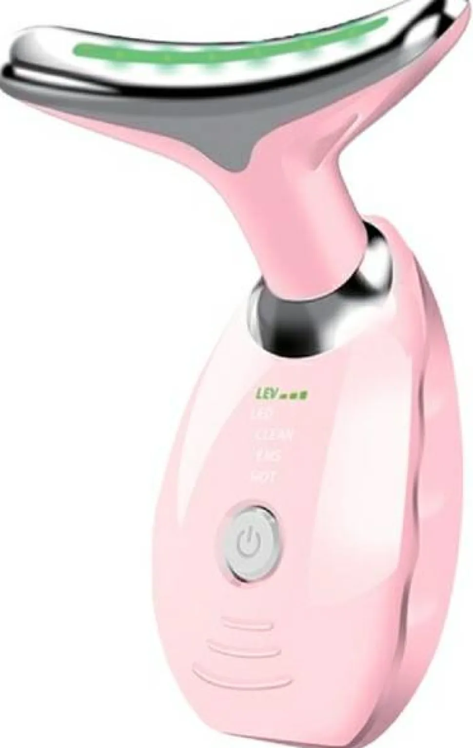 Gesicht- und Halsmassagegerät, rosa