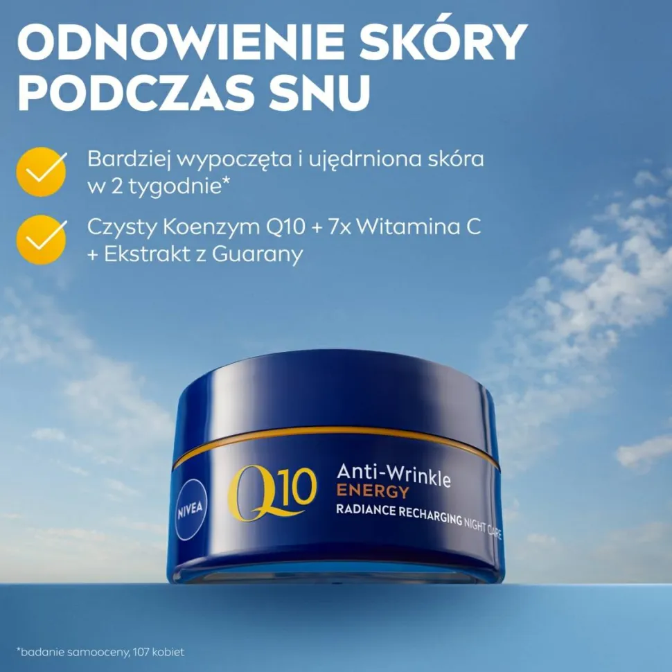 Gesichtscreme mit Vitamin C und E für die Nacht