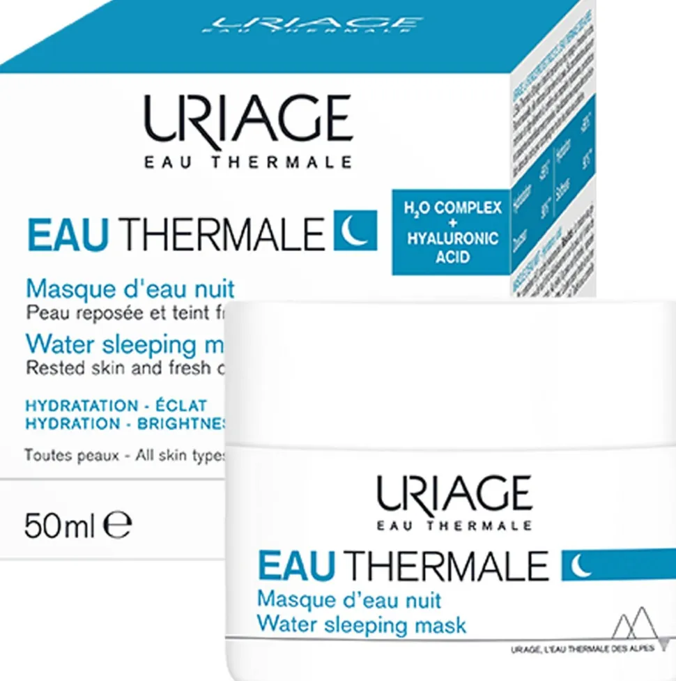 Gesichtsmaske für die Nacht mit Thermalwasser