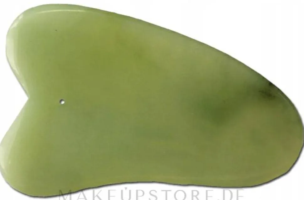 Gesichtsmassage-Platte grüner Jade