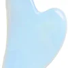 Gesichtsmassage-Platte Gua Sha aus blauem Opal