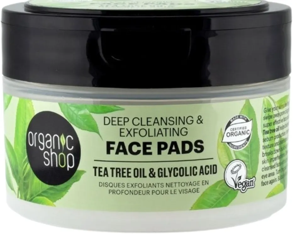 Gesichtsreinigungs- und Peeling-Pads