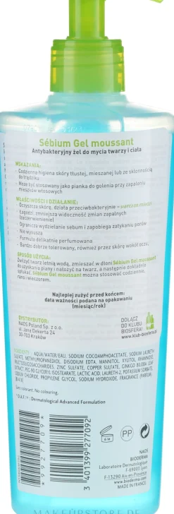 Gesichtsreinigungsgel mit Pumpspender
