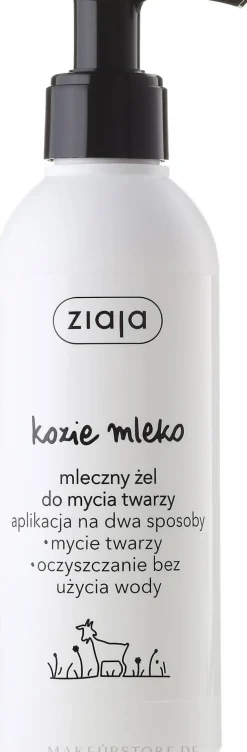 Gesichtsreinigungsgel mit Ziegenmilch