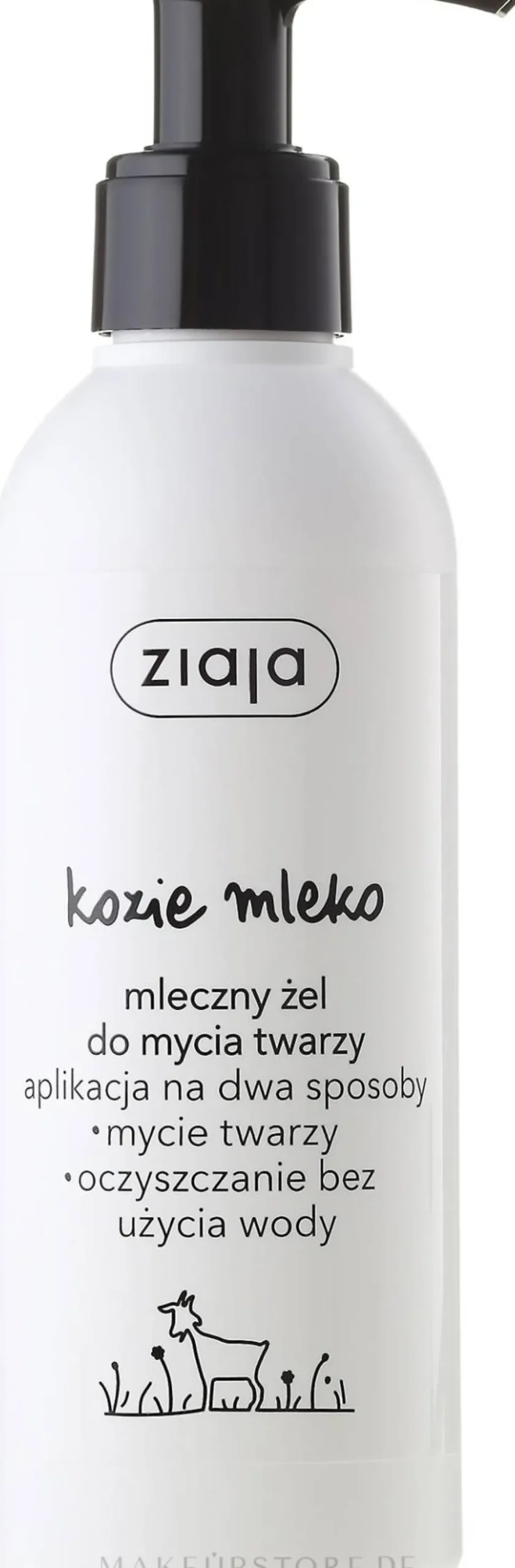 Gesichtsreinigungsgel mit Ziegenmilch