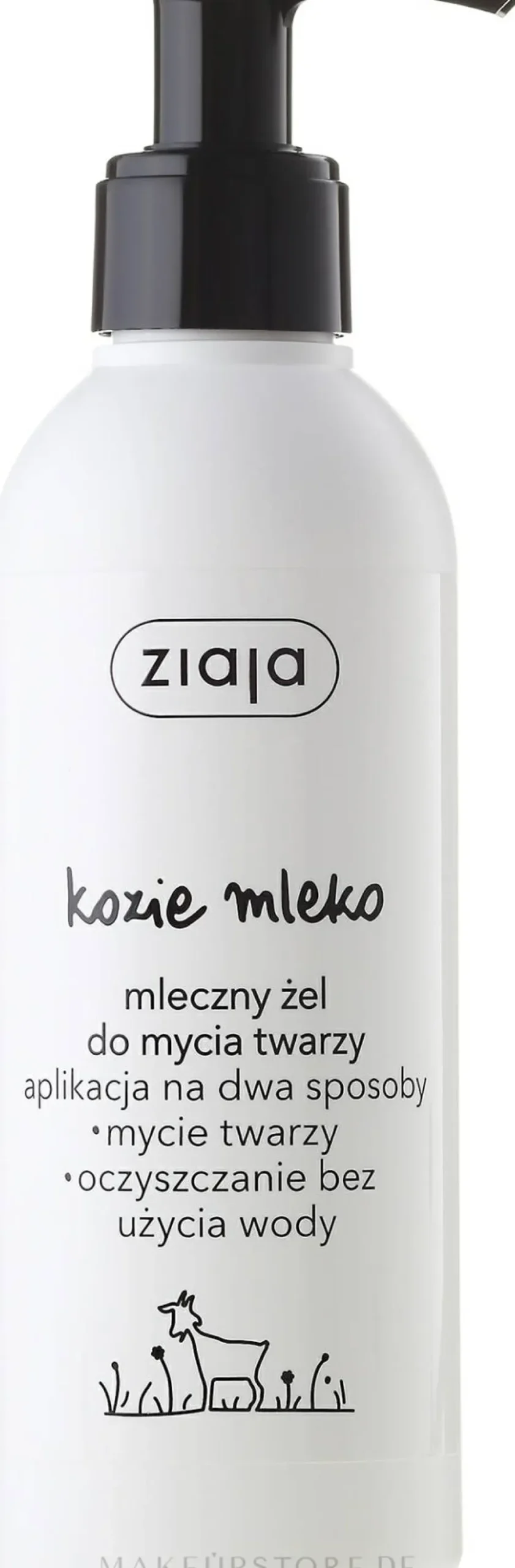 Gesichtsreinigungsgel mit Ziegenmilch
