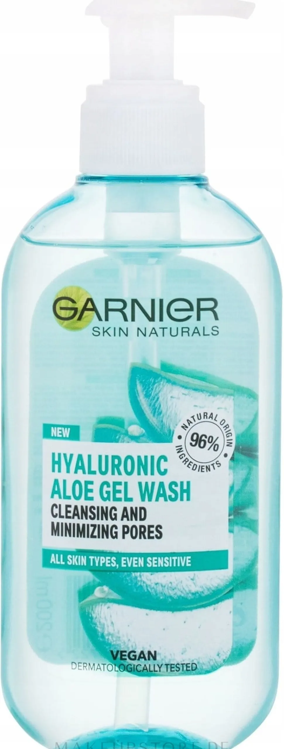 Gesichtsreinigungsgel zur Porenverfeinerung mit Hyaluronsäure und Aloe