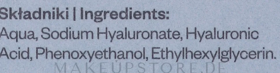 Gesichtsserum mit Hyaluronsäure