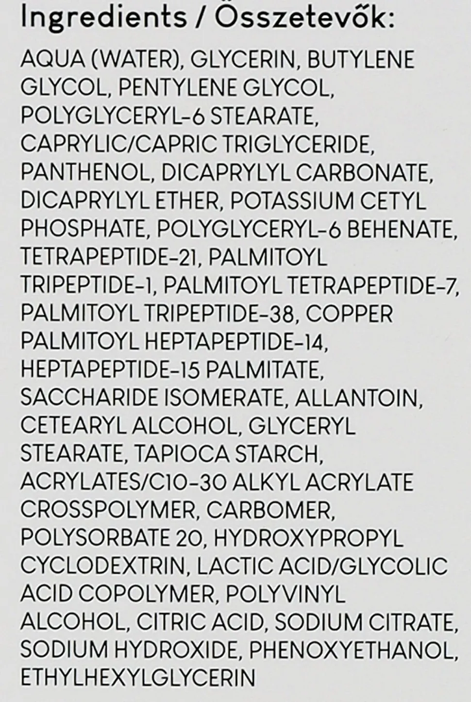 Gesichtsserum mit Peptiden