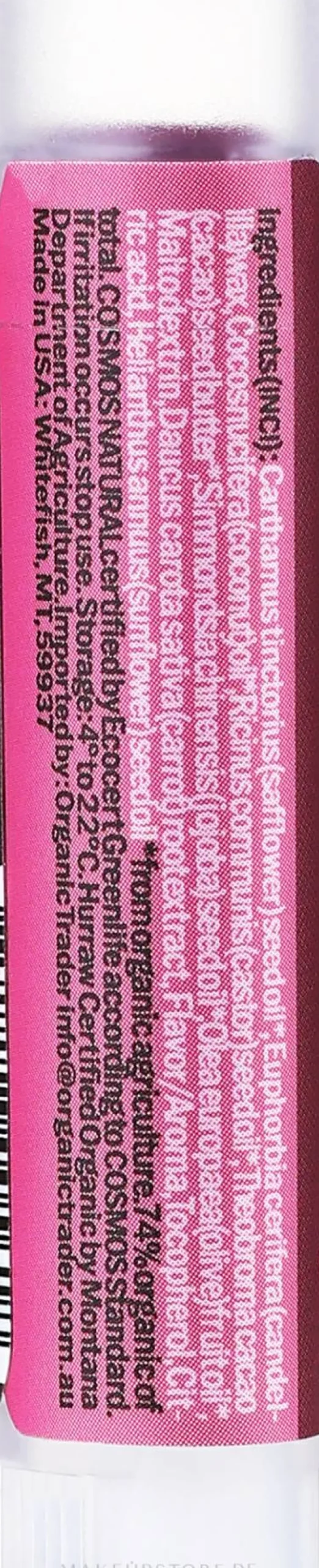 Getönter Lippenbalsam mit Himbeerduft