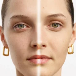 Getöntes und mattierendes Gesichtsfluid