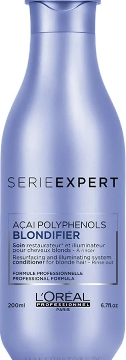 Glanzgebender und regenerierender Conditioner für blondes Haar mit Acaibeeren-Extrakt
