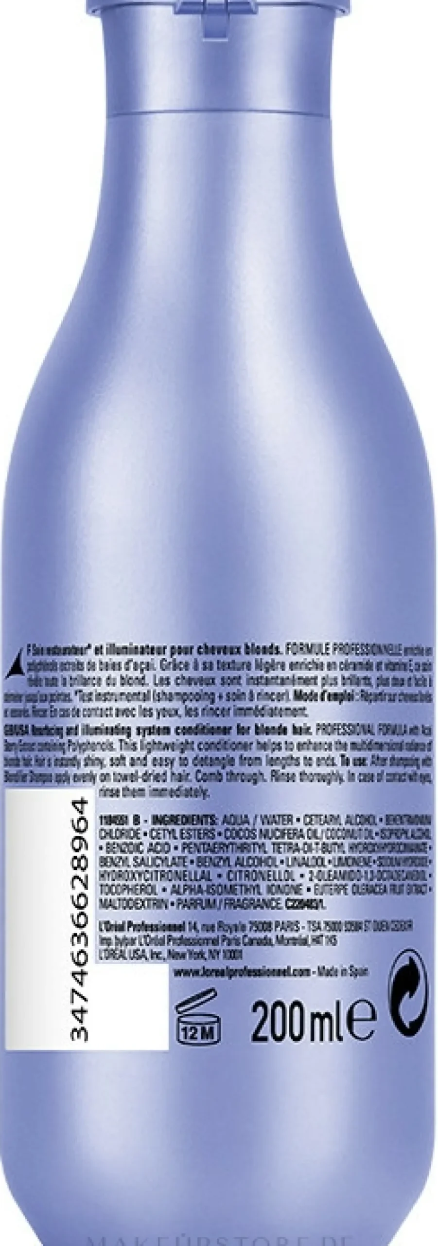 Glanzgebender und regenerierender Conditioner für blondes Haar mit Acaibeeren-Extrakt