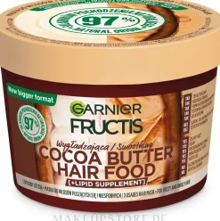 Glättende Anti-Frizz Maske für widerspenstiges Haar mit Kakaobutter