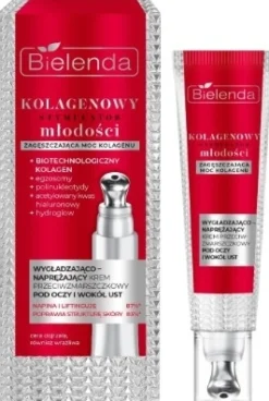 Glättende und straffende Creme für Fältchen unter den Augen und um den Mund