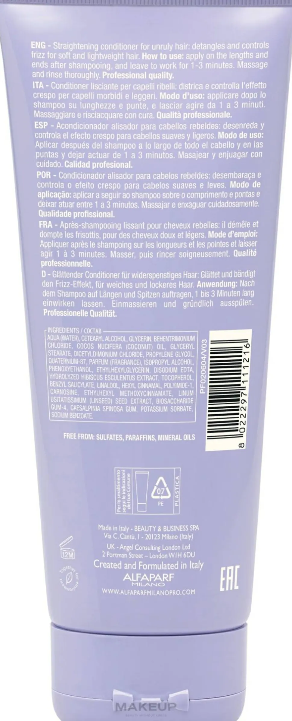 Glättender Conditioner für widerspenstiges Haar
