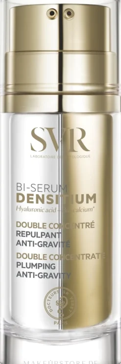 Glättendes Anti-Aging Bi-Serum für das Gesicht mit Hyaluronsäure und Bio Calcium für reife Haut