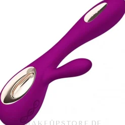 G-Punkt- und Klitoris-Vibrator tiefrosa