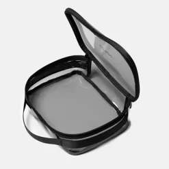 Große Reisekosmetiktasche, schwarz