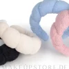Haarband für routinemäßige Kosmetikbehandlungen, schwarz Easy Spa