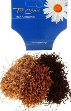 Haarbänder Spaghetti braun 3 St.