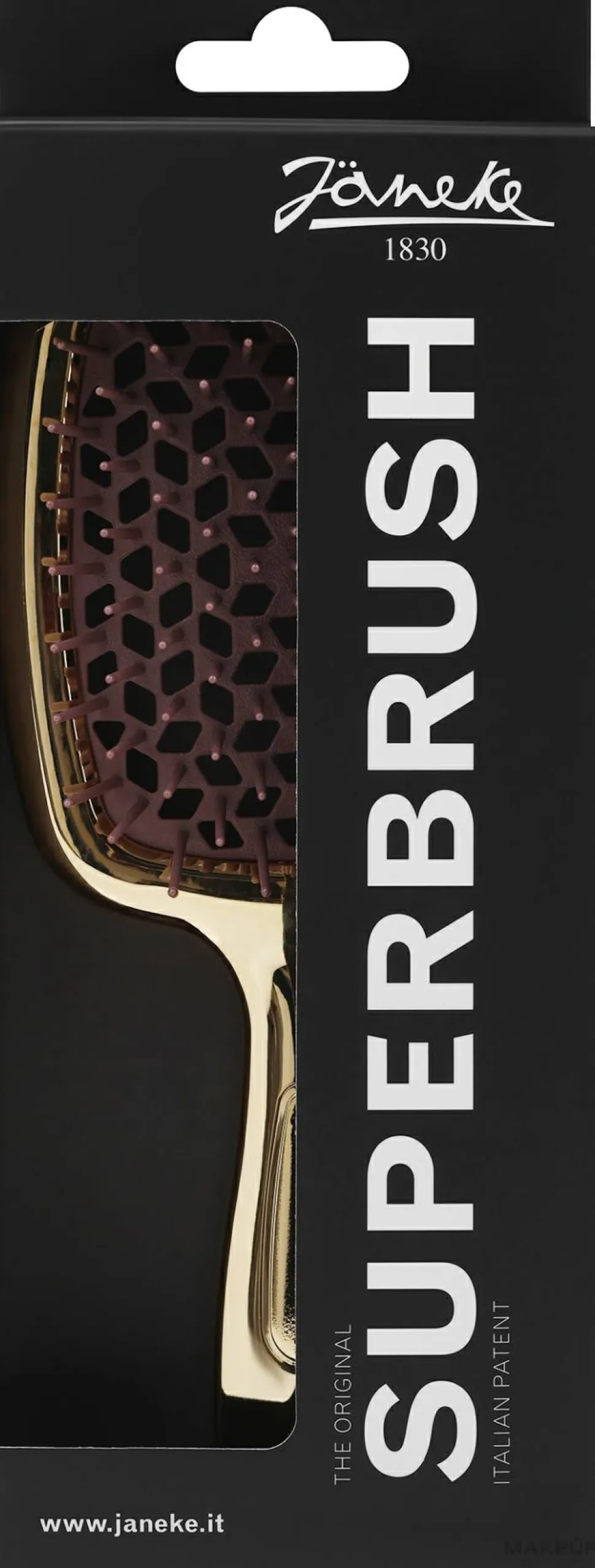 Haarbürste in limitierter Auflage gold und braun