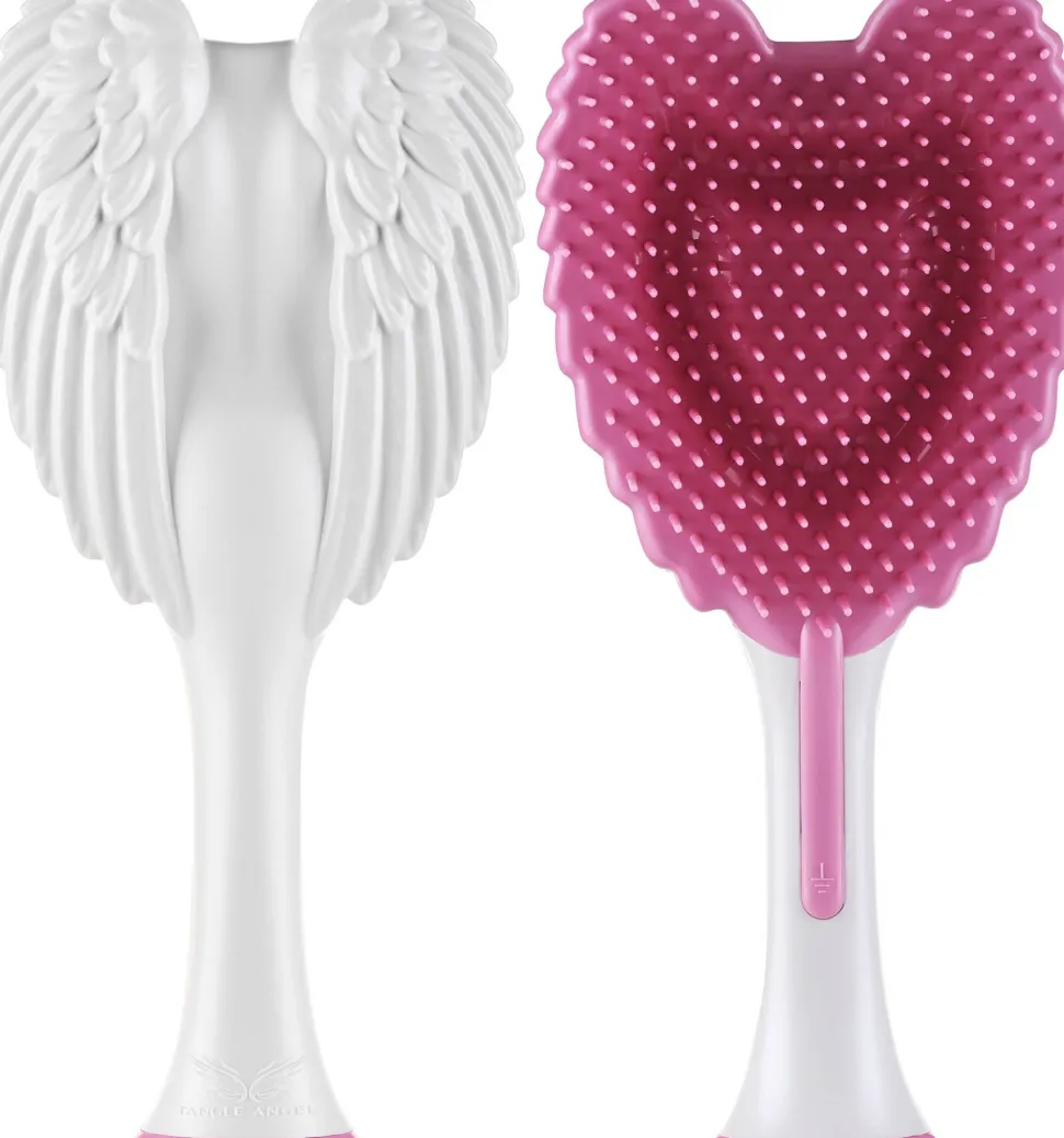Haarbürste weiß-rosa