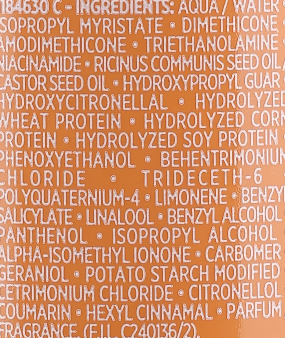 Haarcreme mit Keratin, Vitaminen und Rizinusöl