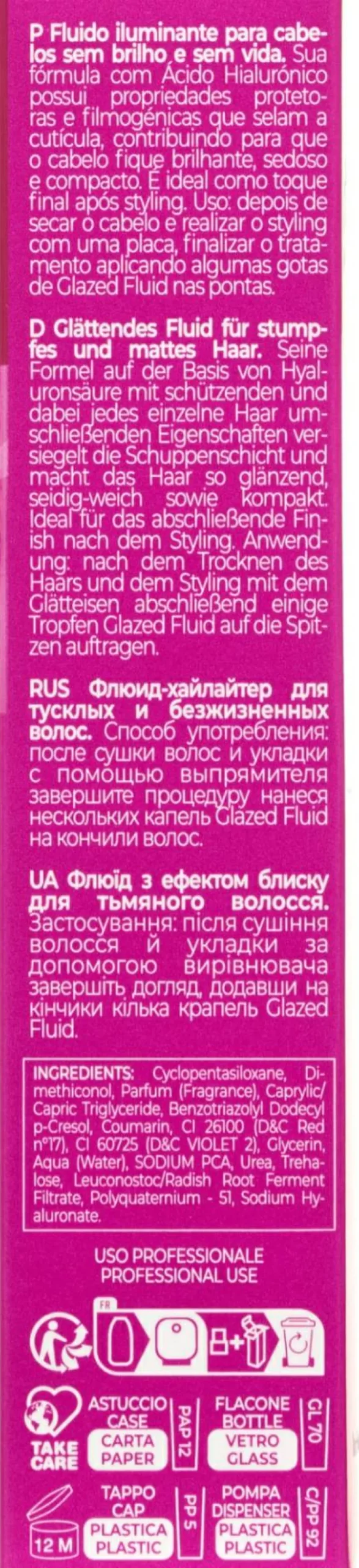 Haarfluid mit Schimmer