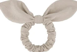 Haargummi aus Wildleder mit Ohren beige Bunny
